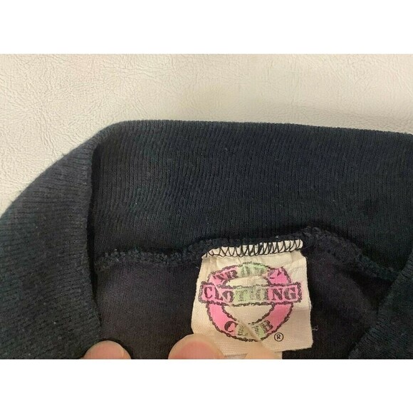 Vintage 80's 100% Cool Long Sleeve T-Shirt Girls Youth Graphic Tropic Club - Picture 4 of 4